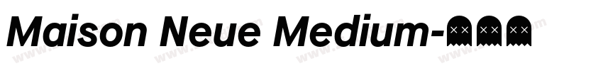 Maison Neue Medium字体转换